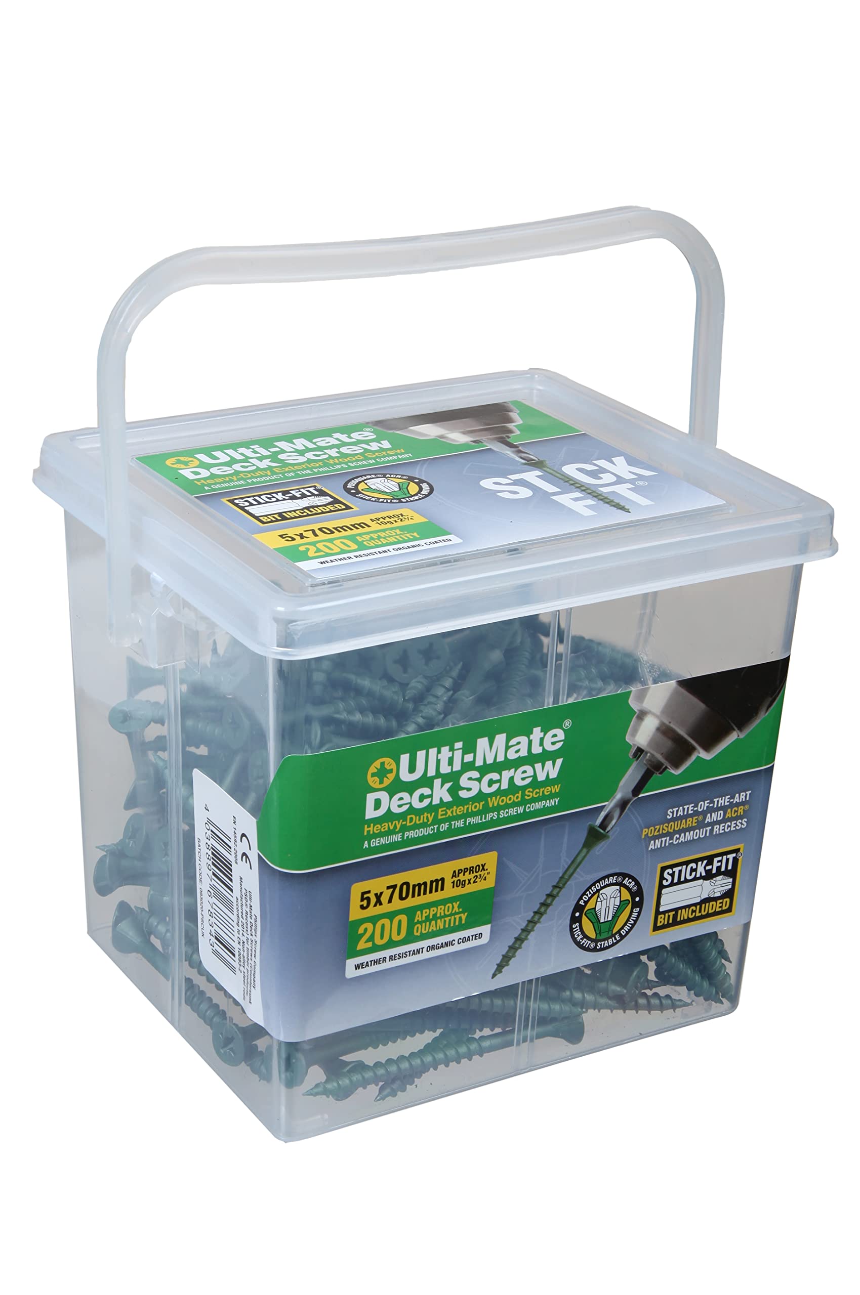 Ulti-MateDeck Screws 5.0 x 70mm (Pack of 200)