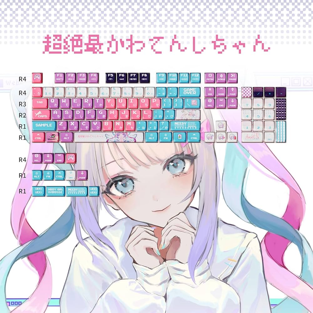 Amazon | needy girl overdose 超てんちゃん キーキャップ 日本語配列