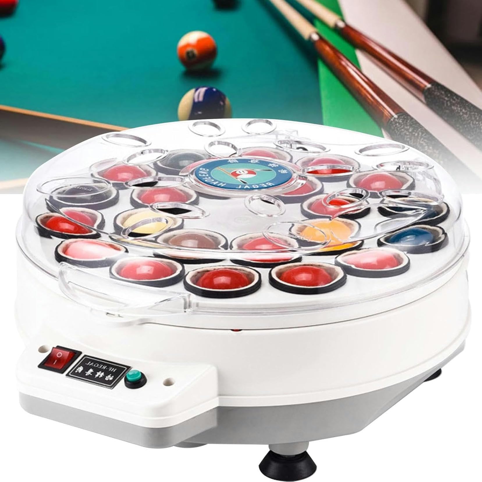 Máquina de limpieza de bolas de billar y pulidor automático de pool