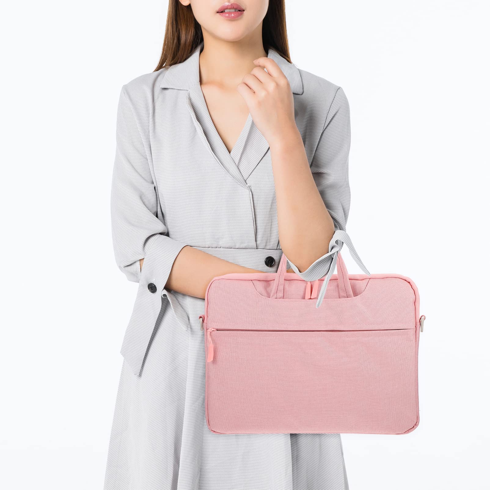 Uonlytech Borsa Porta Laptop da 14 Pollici Oxford Manico, Resistente alla Compressione, per Uso Professionale