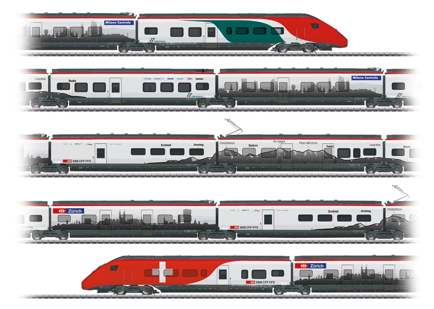 Märklin 39811 locomotiva modellismo, multicolore