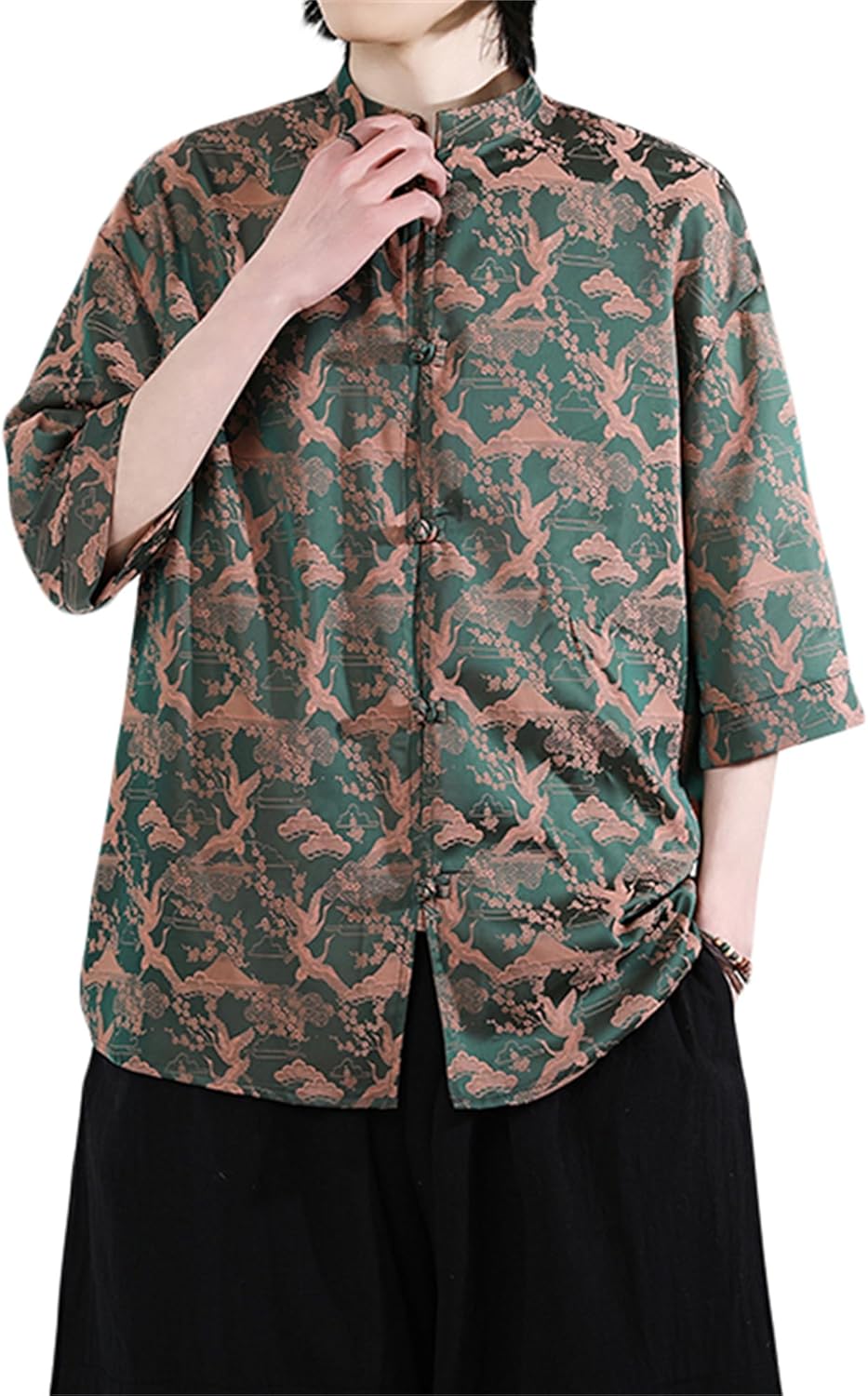 パッカーズ Delong 刺繍 スタジャン ウール レザー ジャケット