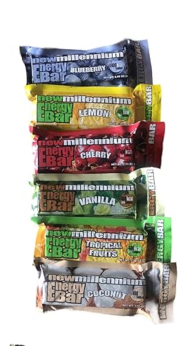 Millennium Energy Bars Assorted Flavors Including Emergency Guide