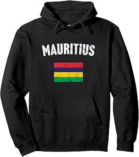 Mauritius Flag Pullover Hoodie