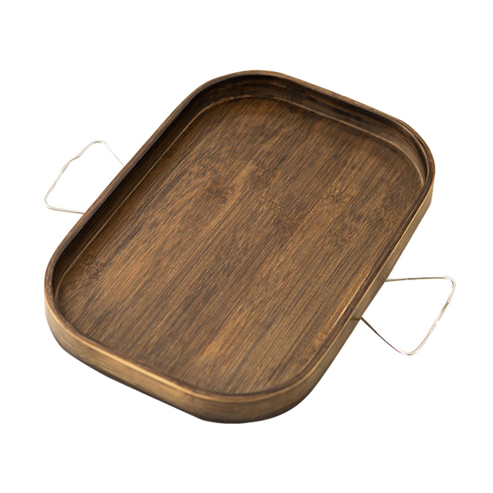 Niktule Square Sofa Armrest Clip Table Tray | Tv Table And Small Spaces Wooden Coffee Tables | Sofa Armrest Clip Table For Eating, Drinking, Snacks, Remote Control, Make