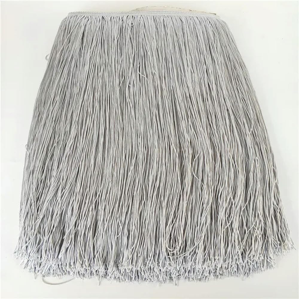LUAND Frange en Polyester Longue de 10 Yards, 50CM, Garniture de Franges, Bricolage, Robe Latine, Accessoires pour vêtements de scène, Ruban en Dentelle
