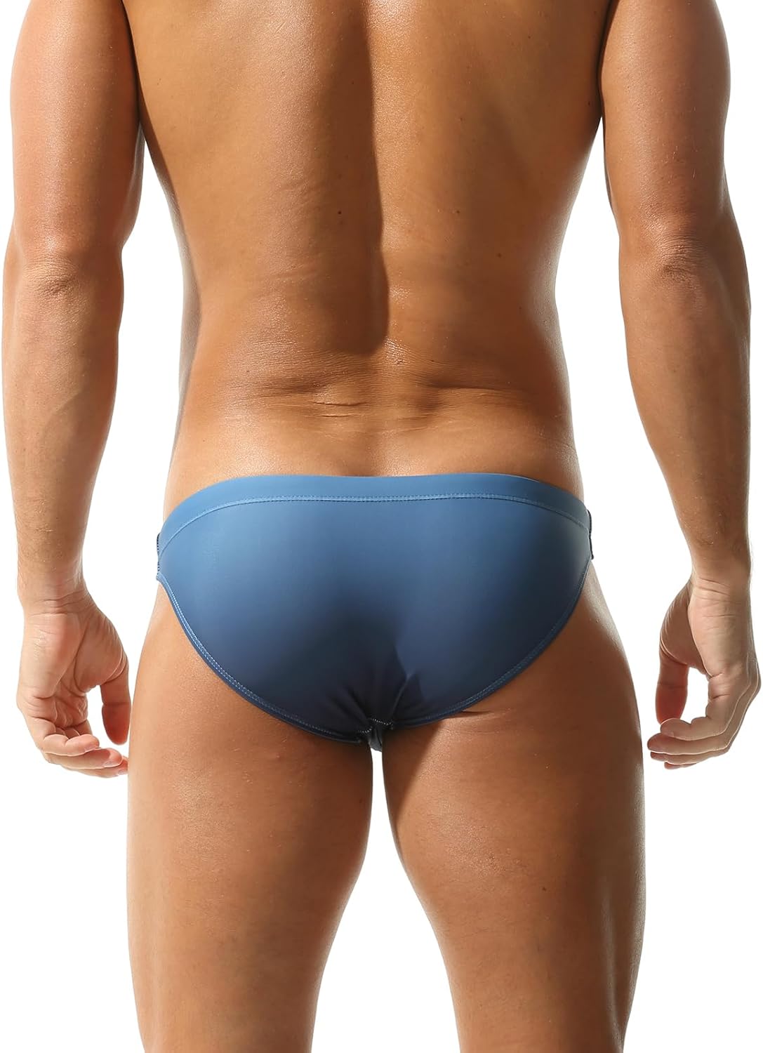 Mens Gradient Swim Briefs Stylish Comfortable Bikini Swimwear Sexy Micro Swimsuit Bathing Suit - Image 2