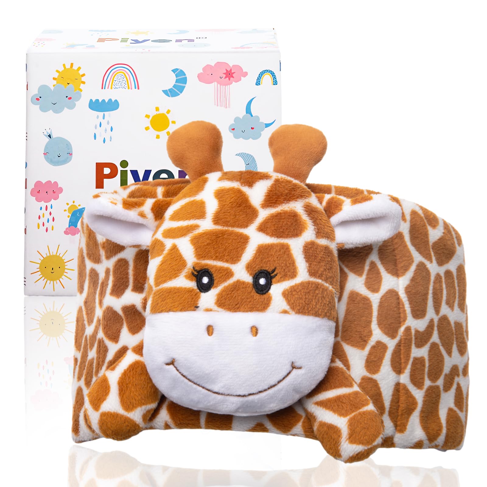 Baby Colic Gas Upset Stomach Relief.Baby Tummy Wrap,Newborns Heating Pad for Belly,Colic Calm，Little Remedies new Baby Essentials kit,Constipation Ease for Infants 1PCS(Giraffe)