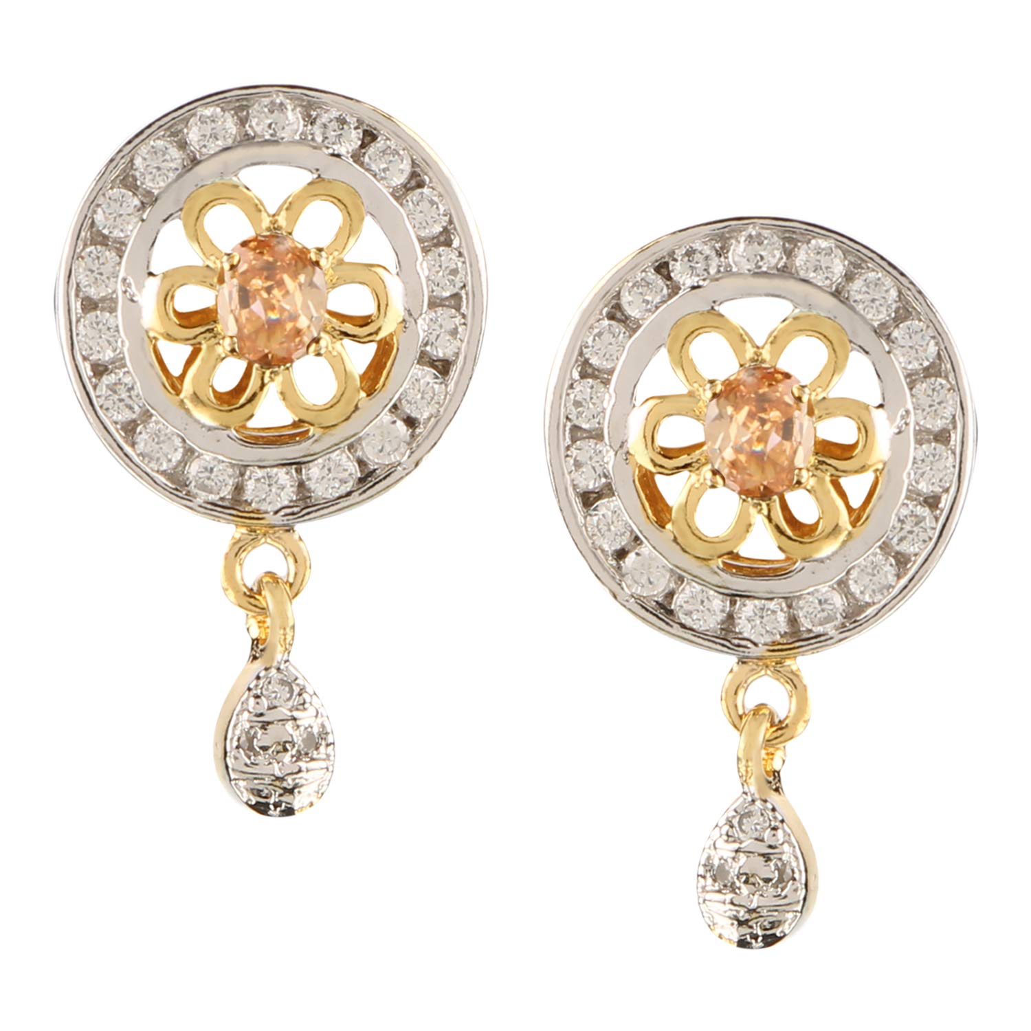 See full amazon price history chart for Swasti Jewels Non-precious Metal Gold Plated and Cubic Zirconia Stud Earrings for Women Swasti Jewels Non-precious Metal Gold Plated and Cubic Zirconia Stud Earrings for Women (B07FNLD124) Amazon Price History, Amazon Price Tracker
