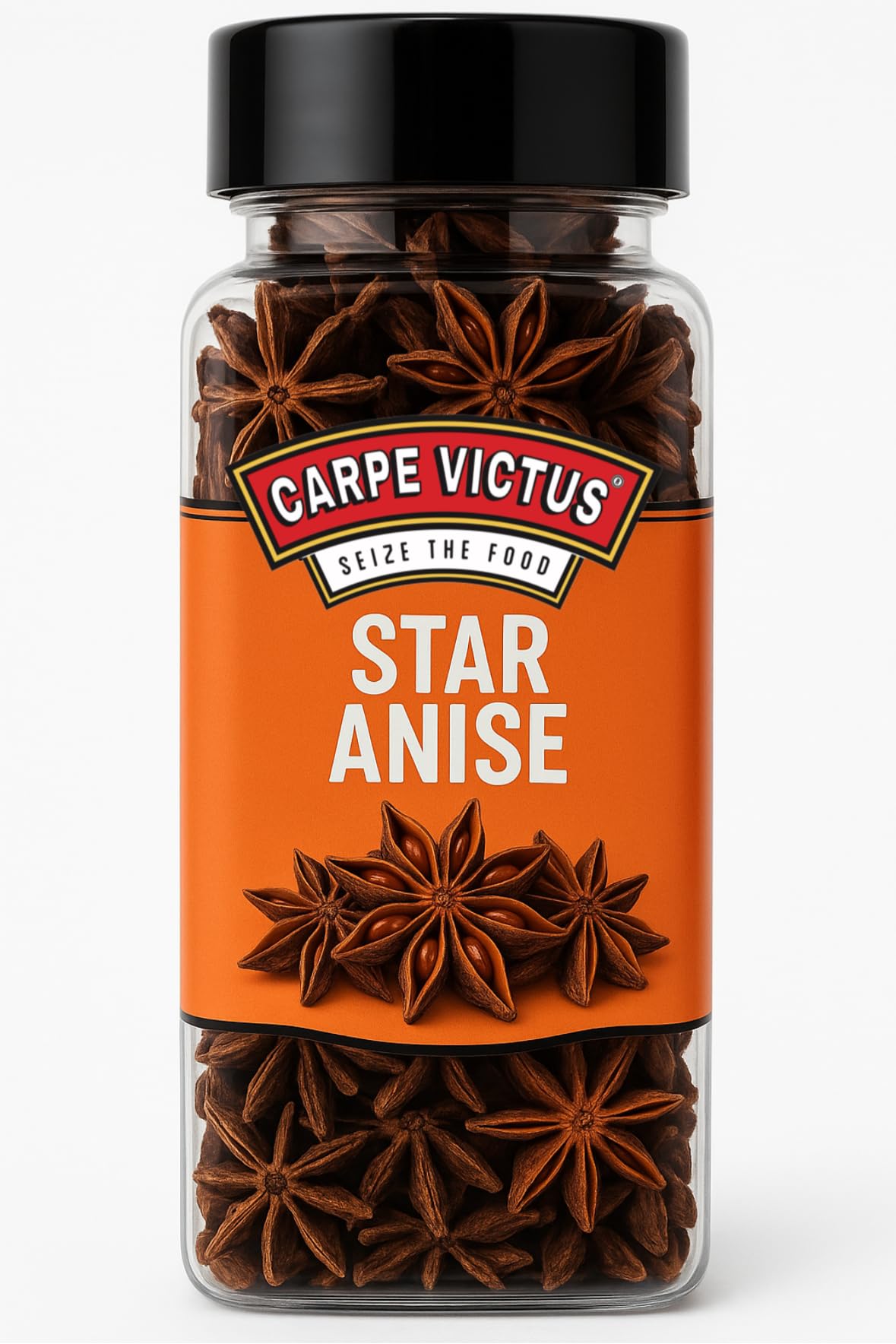 Carpe Victus Premium Star Anise, Whole Chakri Phool, Fresh and Healthy Indian Aromatic Spices & Masalas for All Foods, Everyday Cooking Essentials for Fine Taste & Quality, 35 grams