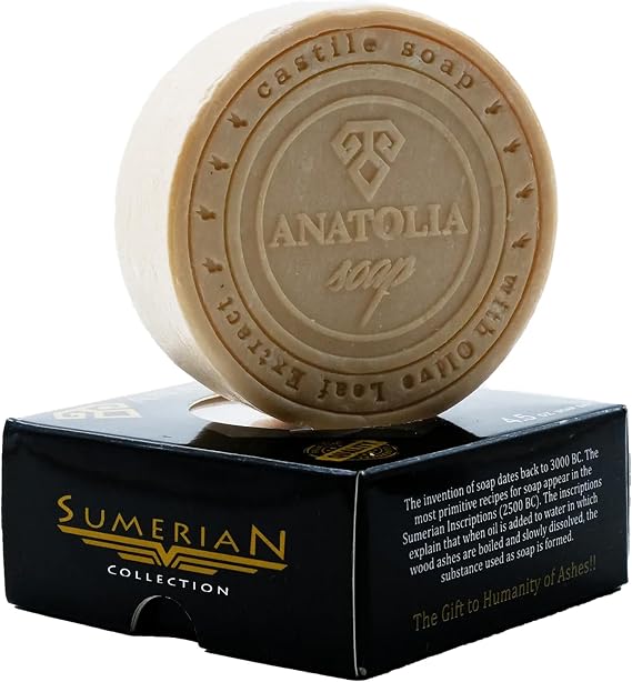 Anatolia Soap Sumerian Koleksiyonu, Prinç & Keçi Sütü & Bergamot Sabunu Cilt Tonunu Eşitler, Nemlendirir, Parlaklık Katar Ve Daha Genç Bir Görünüm Sağlar. 125gr 2li Paket