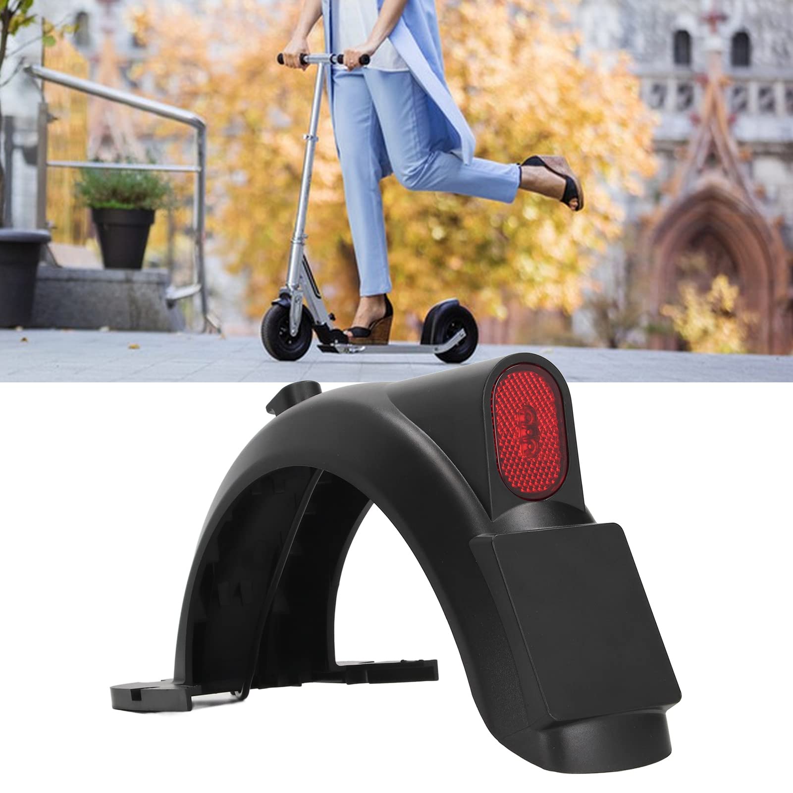 Garde-boue arrière universel en ABS de rechange avec feu arrière, pour scooter électrique MAX G30