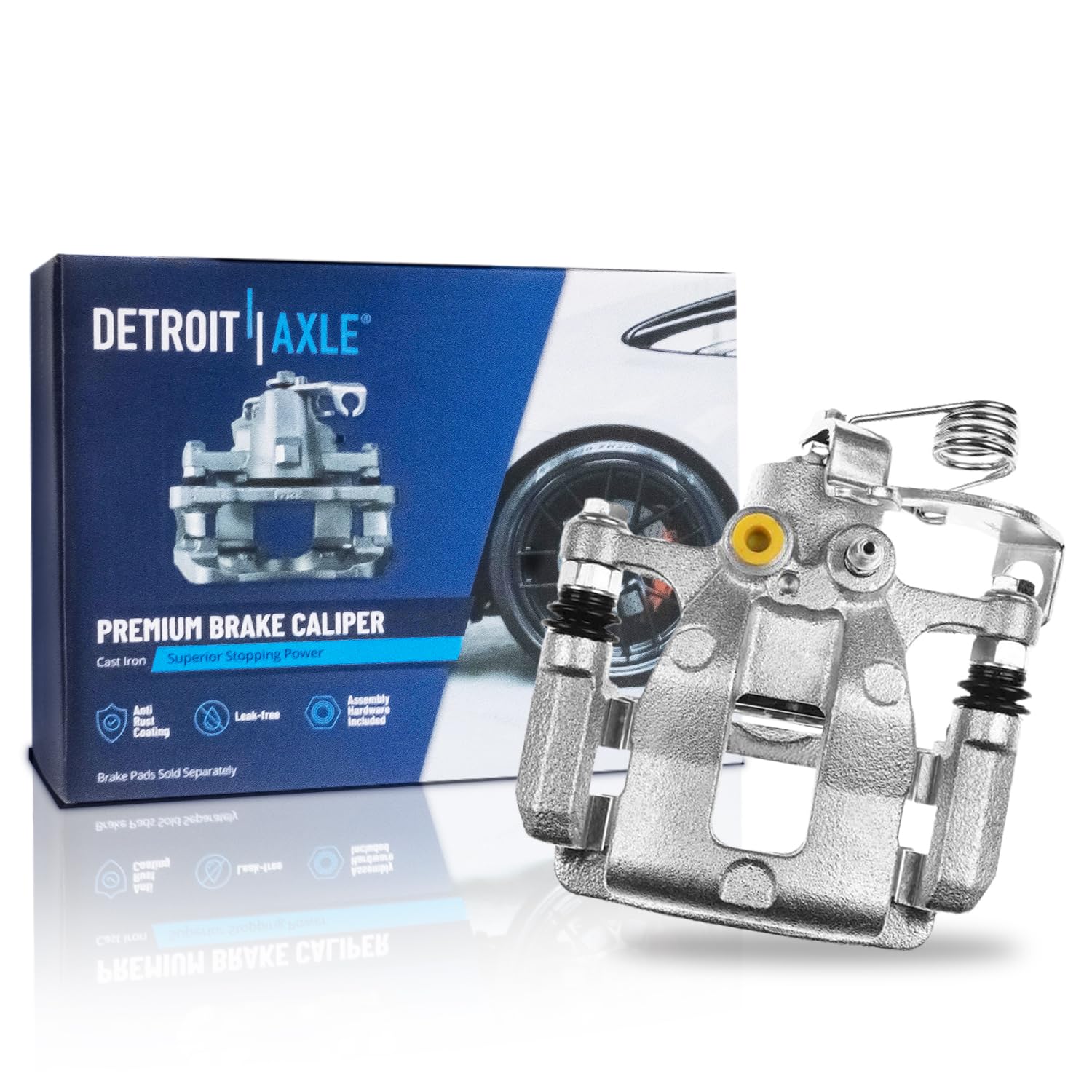 Detroit Axle - Rear Right Brake Caliper for 2012-2017 Kia Rio