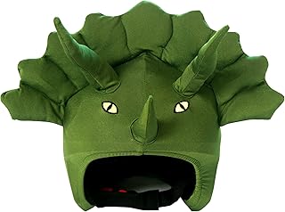 COOLCASC Capa para capacete animais - compatível com capacete de bicicleta, esqui e skate - crianças e adultos - tamanho único - design divertido