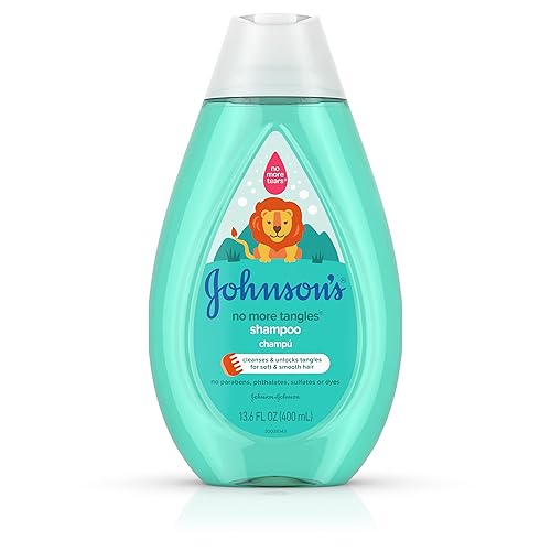 Miniatura 2 de Johnsons No More Tangles - Champú desenredante para niños pequeños y niños fórmula suave de no más lágrimas hipoalergénico y libre de parabenos