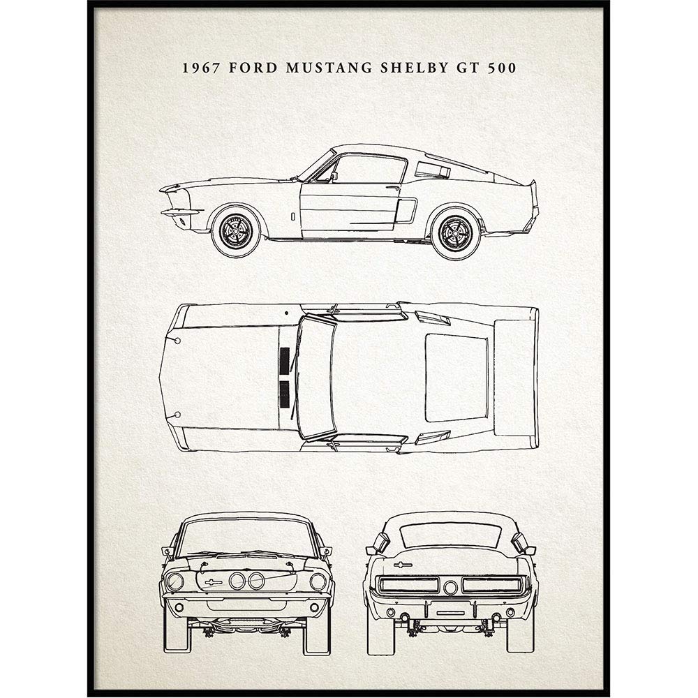 Vintago Ford Mustang Patent, 1967 Mustang, Muscle Car, Car Art, Home Decor, Mustang Poster, Ford Mustang Art, Car Patent, Car Poster, QP256