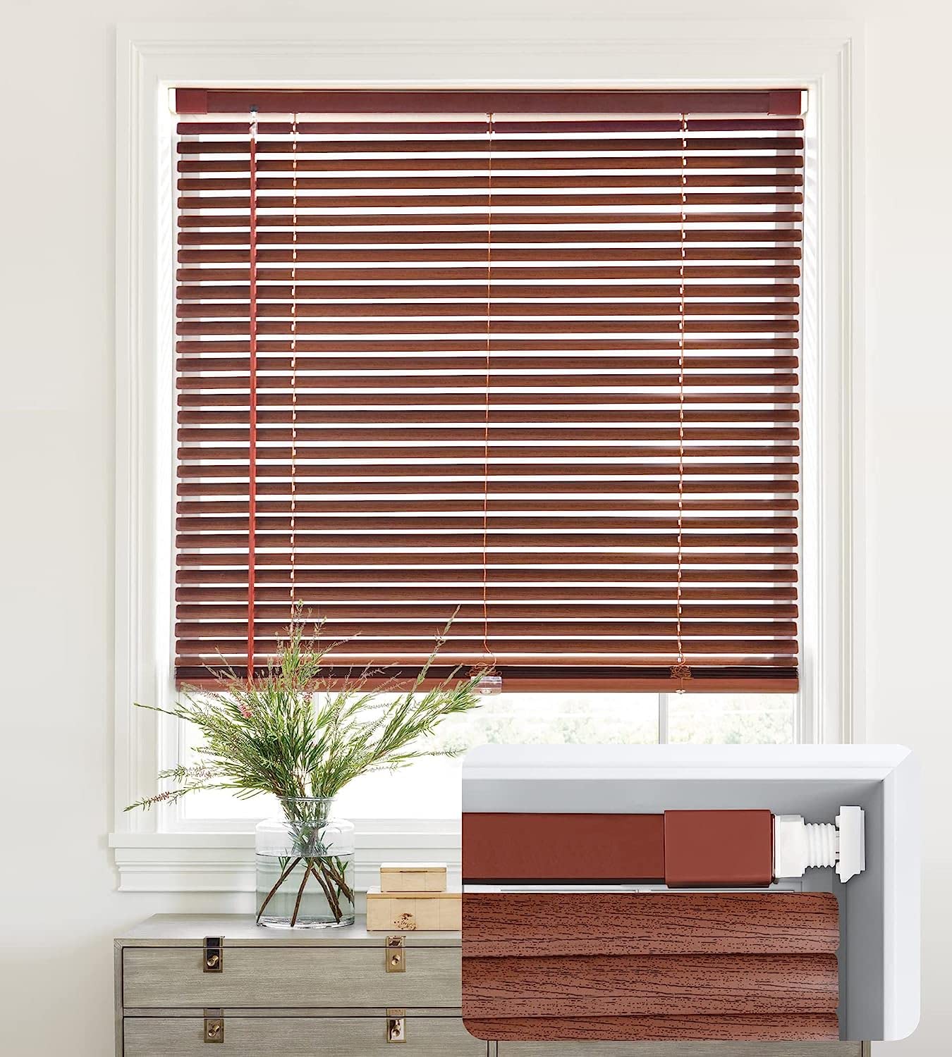 LazBlinds Persianas Enrollables Sin Cordones, Sin Herramientas, Sin Taladro, Para Filtrar La Luz, Para Ventanas, Con Aislamiento Térmico, Protección UV, Persianas Enrollables Para Ventanas Y Cortinas