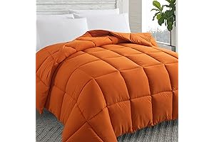 Cosybay Down Alternative Orange Comforter Twin