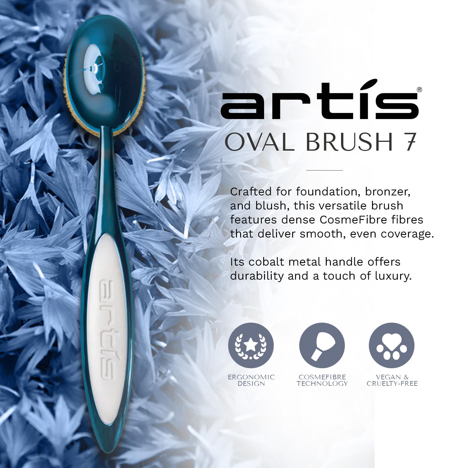 Artis Elite Oval 7 Brush | Oval Makeup Brush | Foundation Brush