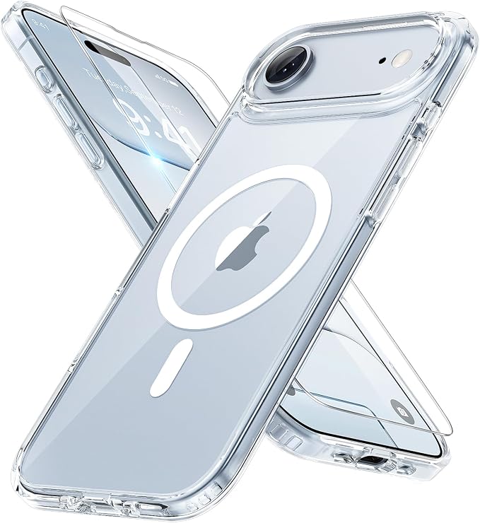 Miracase – Miracase für iPhone Air Hülle für Magsafe[mit Panzerglas] [T