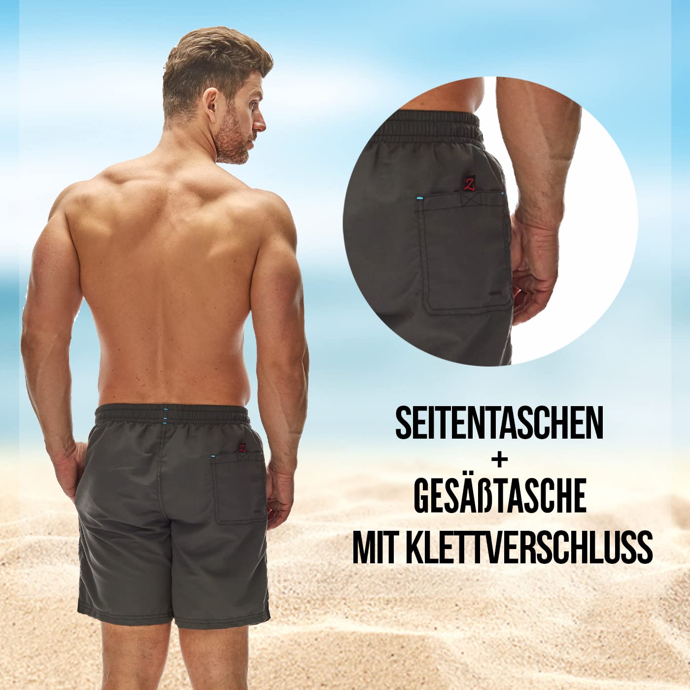 Zagano Adam Lipski Pantalones Cortos para Hombre