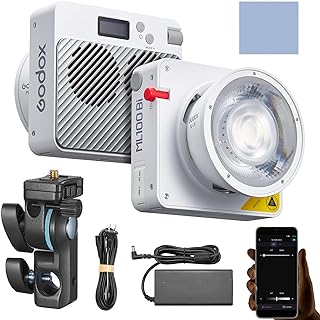غودوكس مصباح فيديو LED للجيب ML100Bi بقدرة 120 واط بلونين للتصوير الفوتوغرافي 2800-6500 كلفن 11 تاثير اضاءة يدعم غودوكس مع عاكس للتثبيت المرن لعدسة 15 درجة