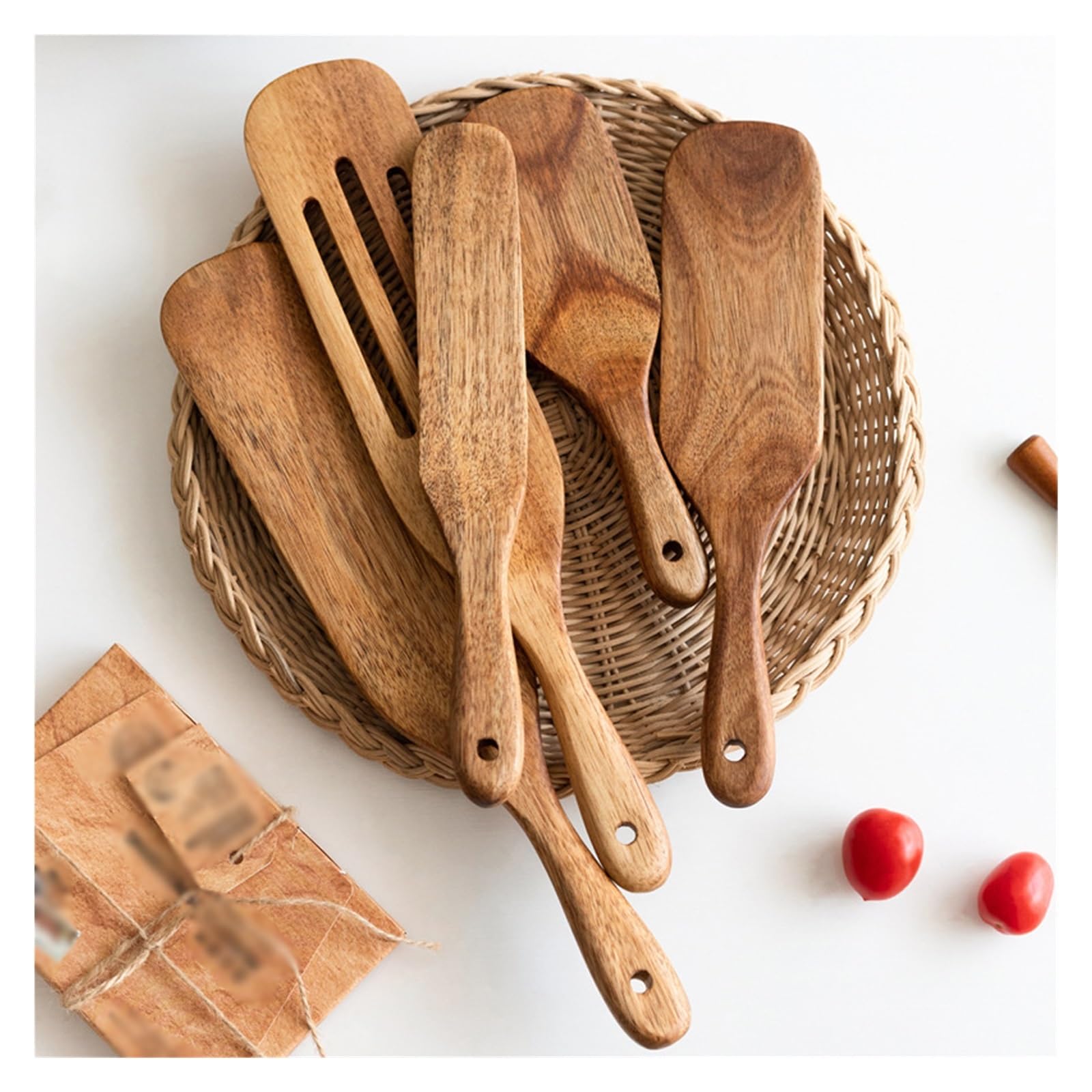 PTEXTU Thickened Anti-scalding Rice Spoon Frying Shovel Kitchenware Set Kitchen