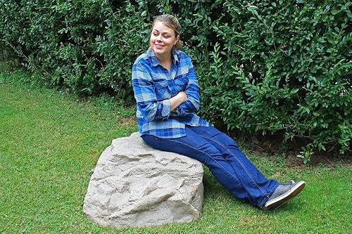 Vista 68 de Emsco Group Roca decorativa de paisaje ligera, de bajo perfil, granito, 2271 Granite