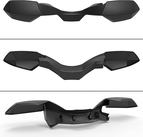 Miniatura 7 de SAUTVS Protector de manos negro deflector de viento para Can Am Outlander, kit de deflector de aire de plástico para accesorios Can-Am Outlander MAX