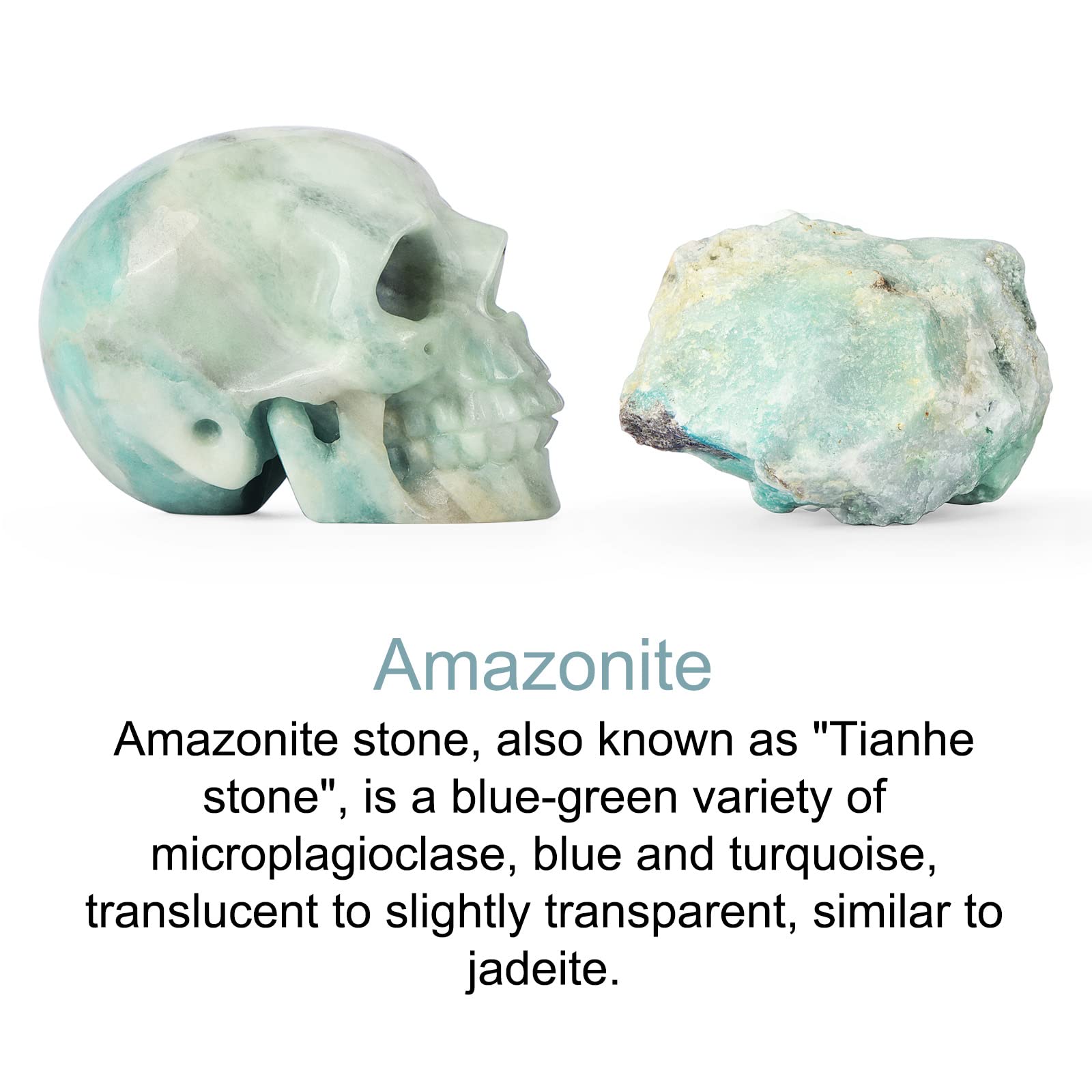 Amazon.co.jp: Artistone 3インチ アマゾナイト ジャスパー クリスタル