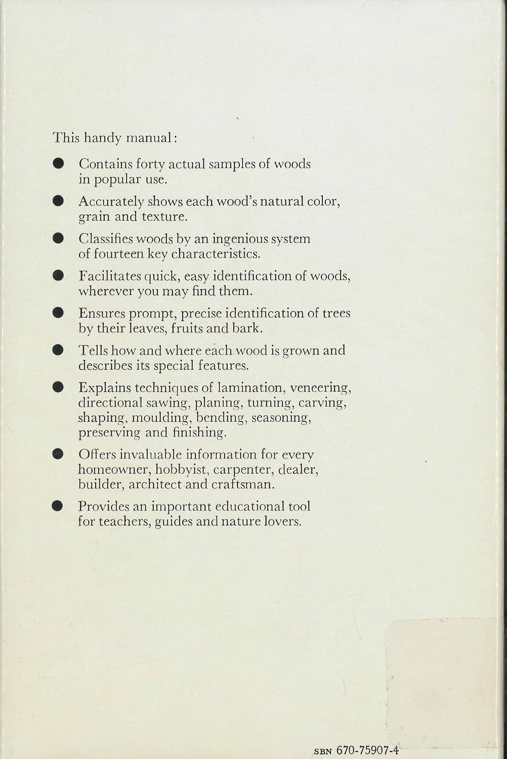 What Wood Is That?: A Manual of Wood Identification