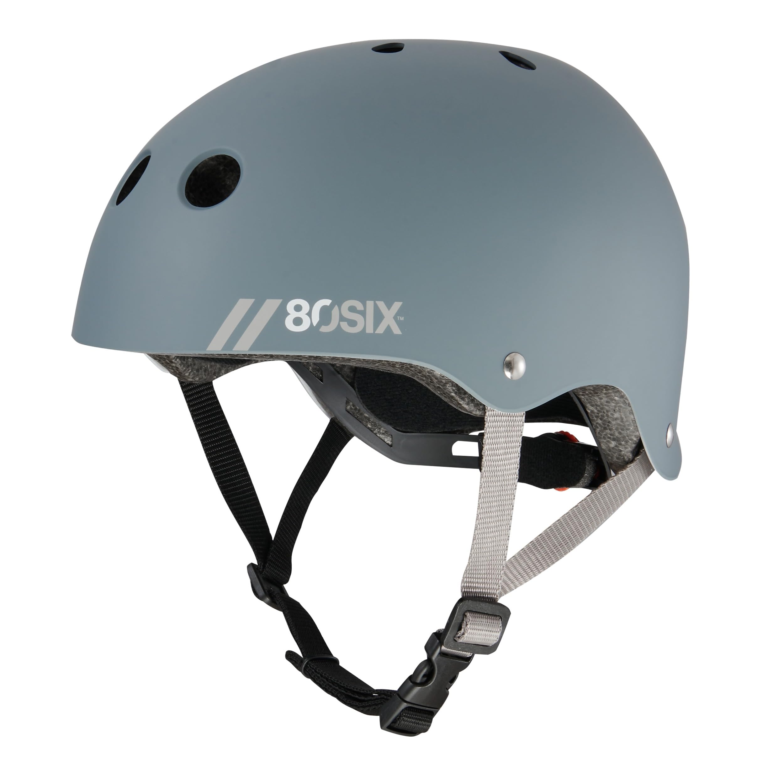 80SIX Electric Scooter Helmet & Skate Helmet | EN1078, Ventilation, Adjustable | Children/Teens/Adults | Suitable for Electric Scooter, Skateboard, Bike, BMX, Skating
