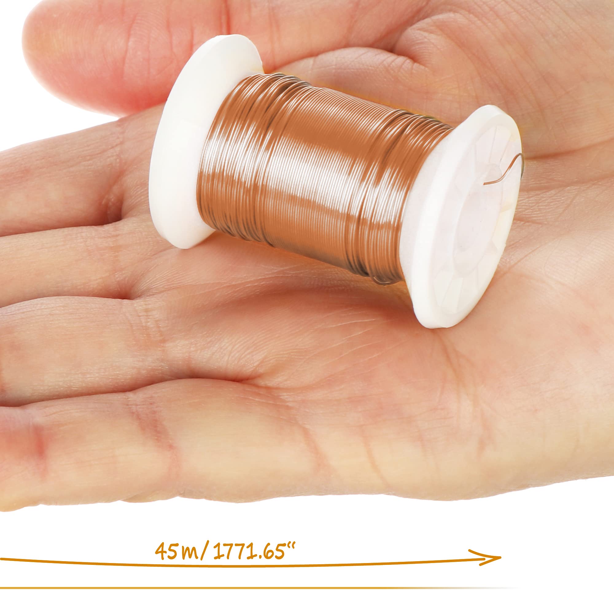 KISSITTY Kupferdraht 28 Gauge – 70 M Grün, Rund, Für Schmuck & Basteln