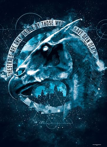 Miniatura 3 de Harry Potter Thestral - Rompecabezas prémium de 1000 piezas  Rompecabezas con temática de película de Harry Potter