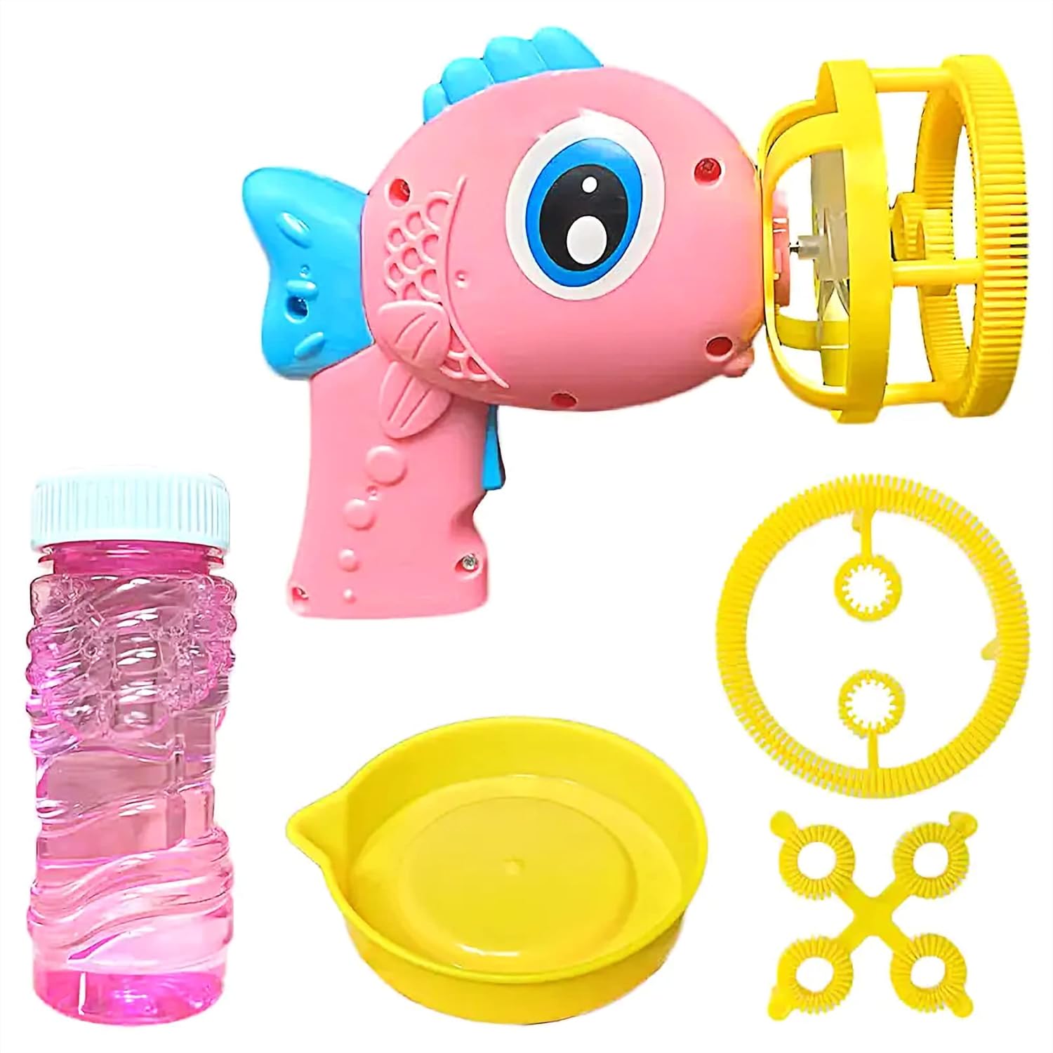DINOSOLA Bubble Machine Gun Fubbles Bubbles for Toddlers
