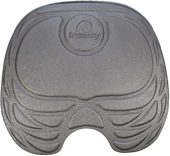 Harmony Techlift Seatpad, Grey/Black, 15 x 16 x 3/4