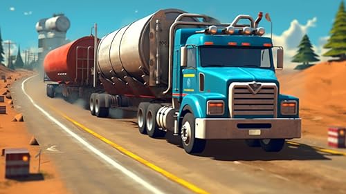 Oil Cargo Truck Transporter Offroad Driving Simulator 3D Games