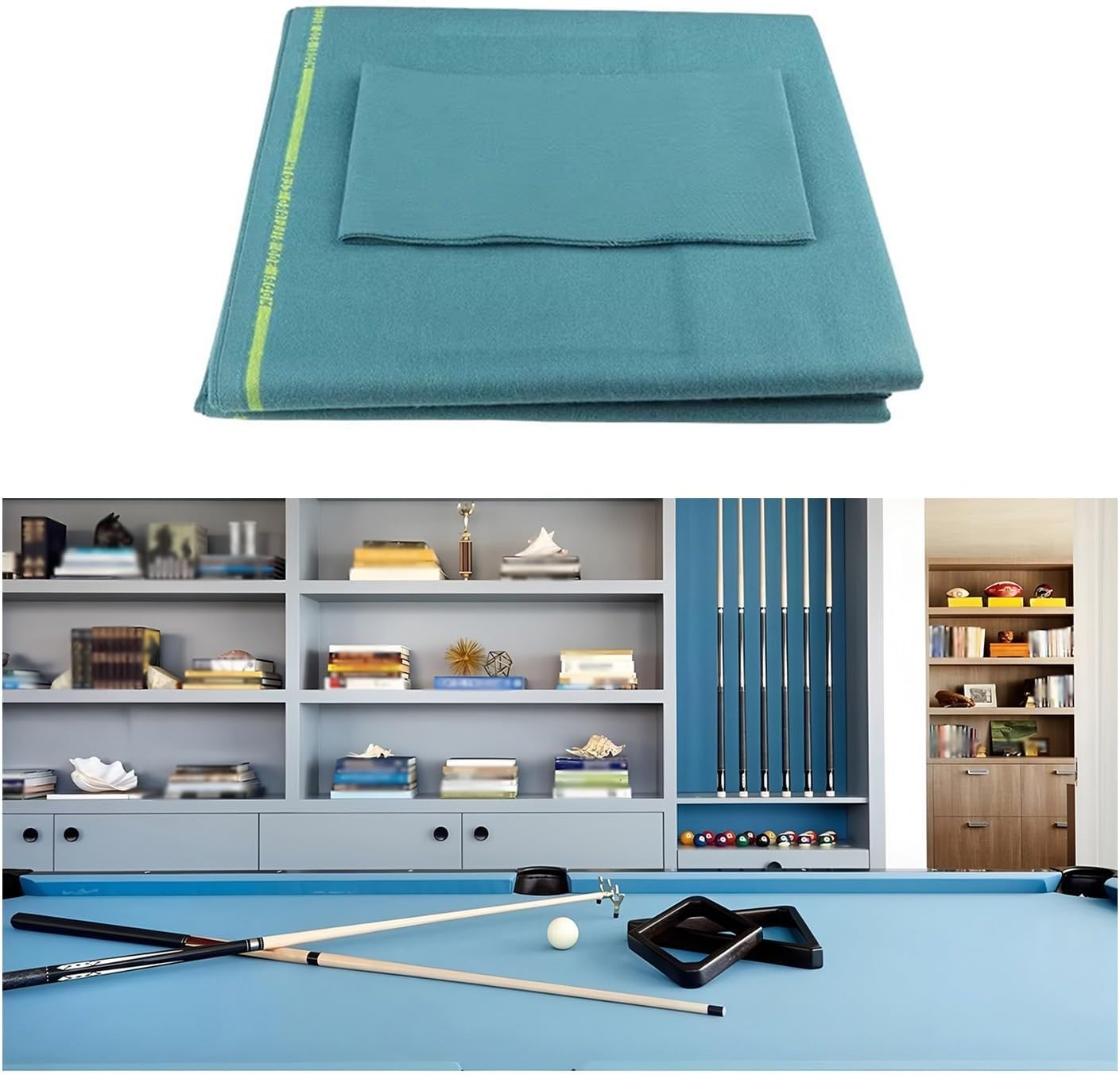 Worsted Pool Table Felt Fast Speed Billiard Tables Cloth Replacement Pre Cut Cloths for Home Bars Billiard Tables