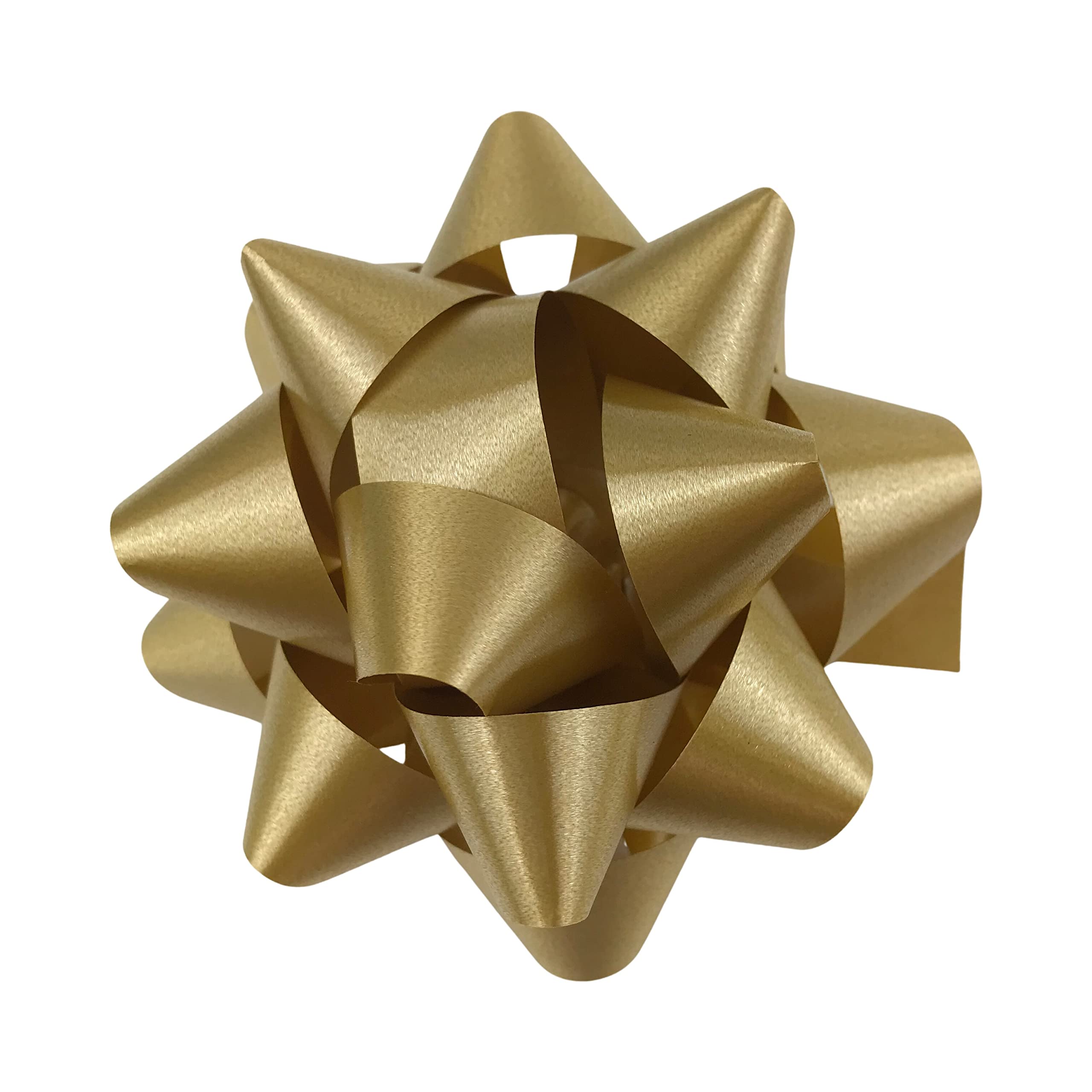 MMvolesy Holiday Gold ColoesChristmas Confetti Gift Star boxs Star Bows splendorette Christmas Valentine's Day Self Adhesive Bows for Gifts Wrapping