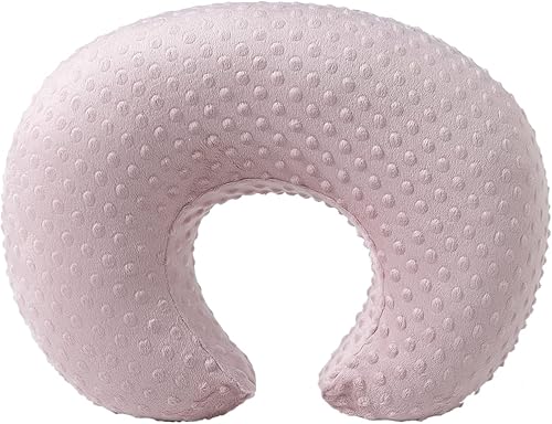 Funda de almohada de lactancia, funda de almohada Minky para lactancia materna, se adapta perfectamente a la almohada de lactancia para bebés niños