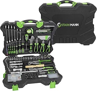 STARKMANN Blackline 299 tlg. Werkzeugkoffer Steckschlüssel-Satz Knarrenkasten Nußkasten Ratschenkasten