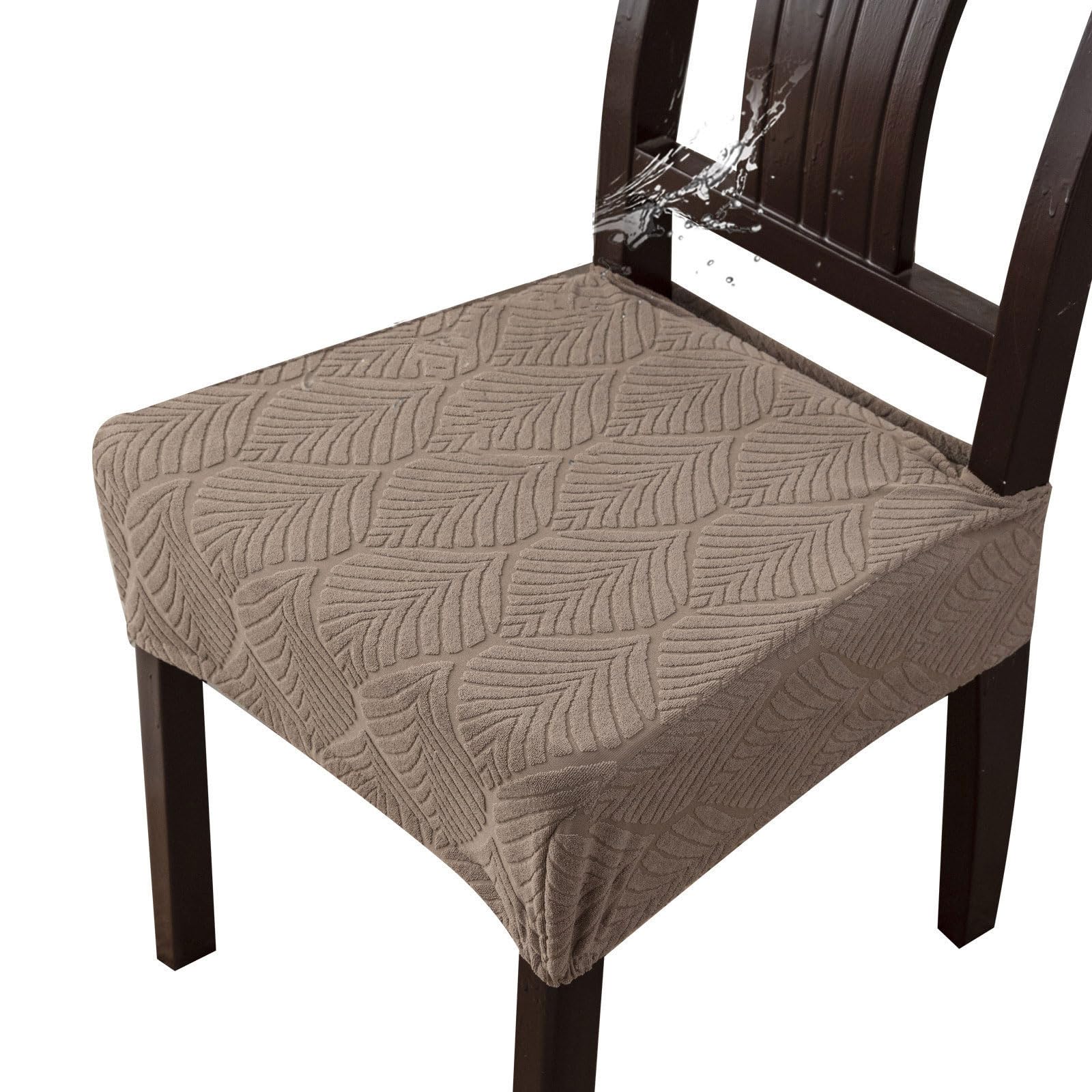 Kalttoy Chair Covers Stretchable Chair Seat Protectors for Home and Hotel Use Elegant Slipcovers Seat Protectors for Dining Room Chairs