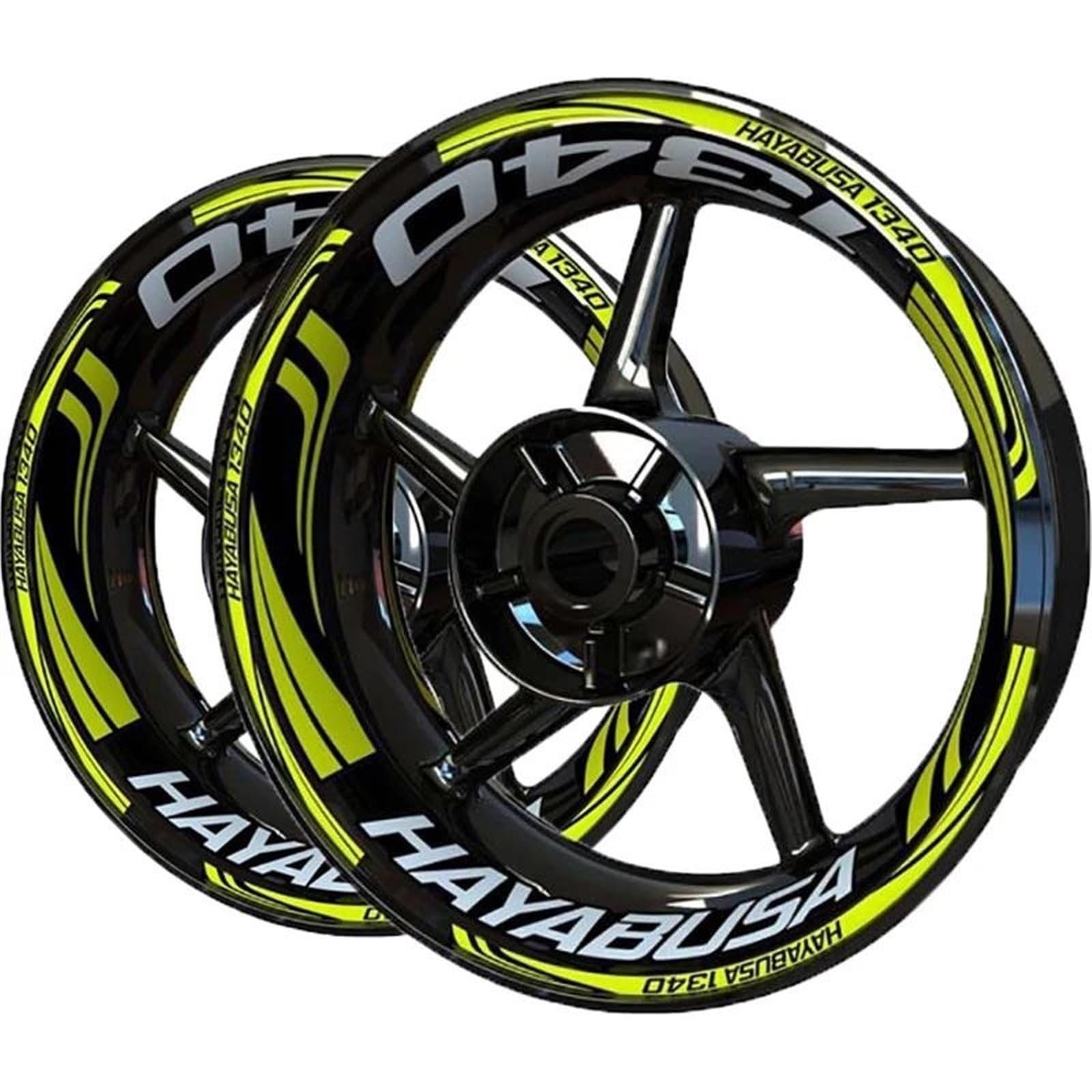 Motorcycle Wheel Decals Sticker Decal Set Accessories for Suzuki for Hayabusa 1340(Color7)