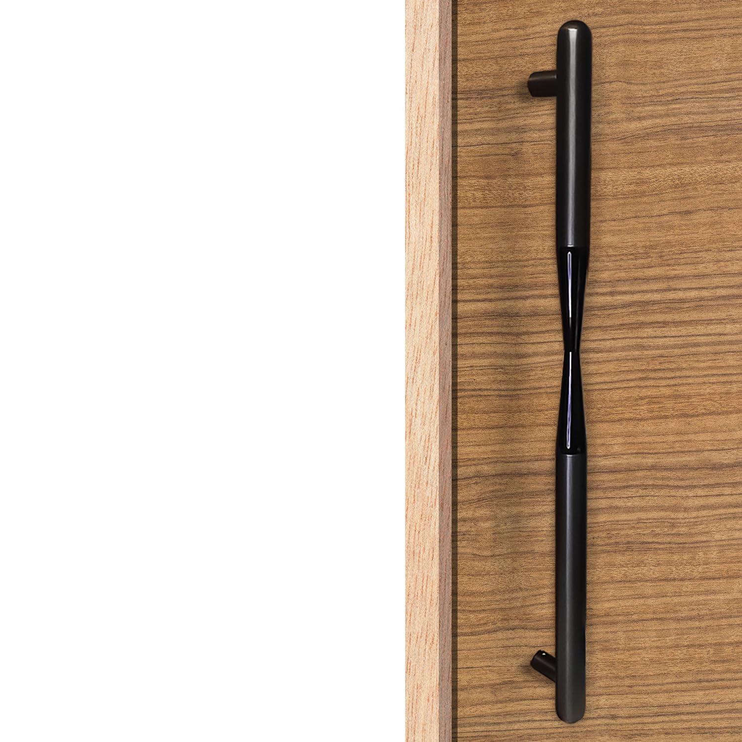 VOLO 18 Inch Main Door Handle – Push-Pull Handle for Wooden & Glass Doors, Ideal for Home, Hotel, and Office in Black Satin Finish (Model 1213, 450 MM) (1)-image-18