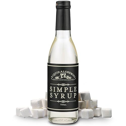 Liquid Alchemist Jarabe simple para cócteles utilizamos ingredientes que realmente puedes leer para hacer que nuestro jarabe de cóctel sea libre de
