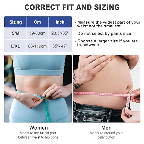 Miniatura 6 de T TIMTAKBO Cinturón de soporte lumbar, soporte de espalda para dolor de espalda baja, alivio de espalda baja, alivio de espalda baja, cinturón de