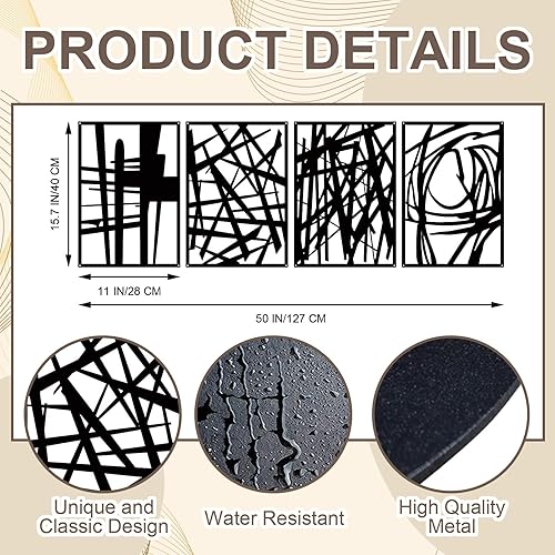 Miniatura 8 de Resama 4 piezas de metal tropical playa decoración de pared verano playa signos tiburón palmera arte de pared colgante decoración de pared costera