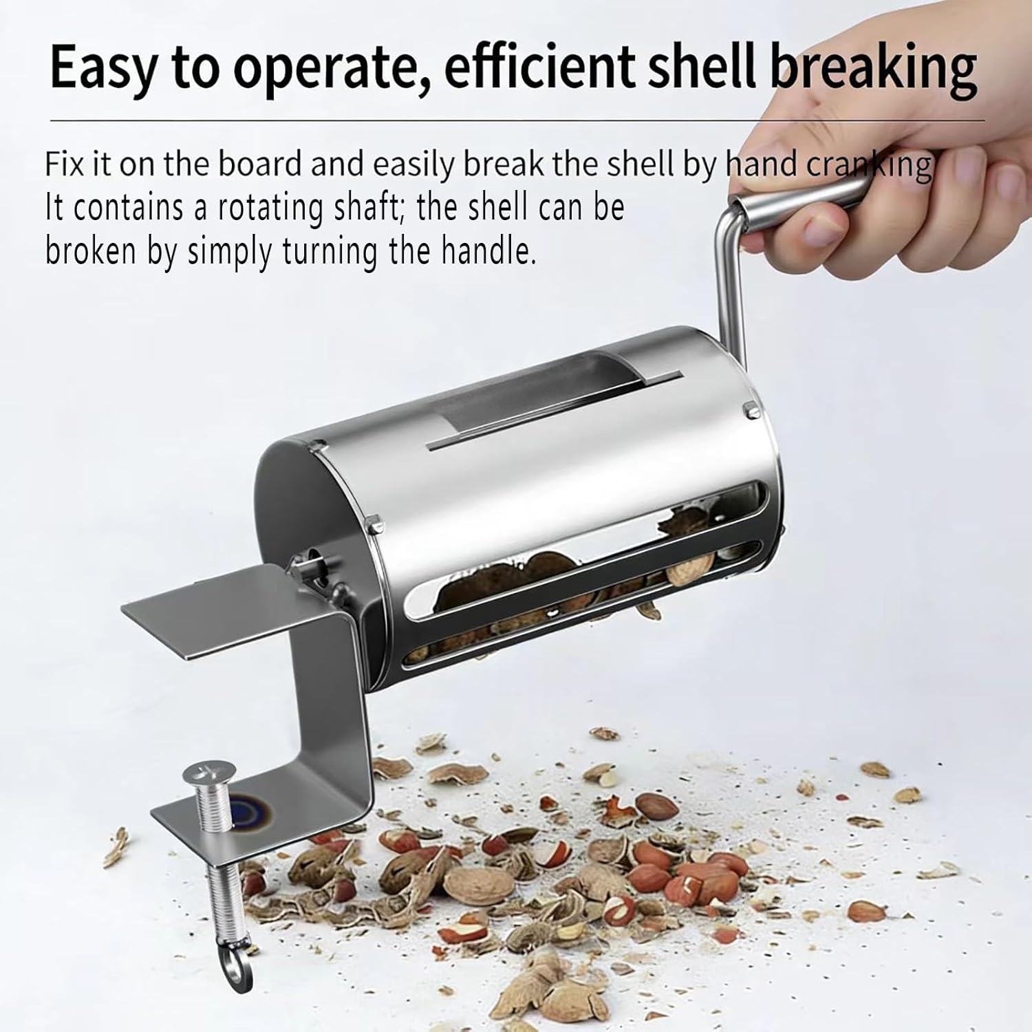 High-Efficiency Peanut Sheller Machine - 98% Purification Rate, Easy Storage & Portable Dehuller for Home Kitchen Use, Quick Shelling & Nut Decorator