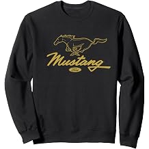 Ford Mustang Pony Script Logo Sweatshirt