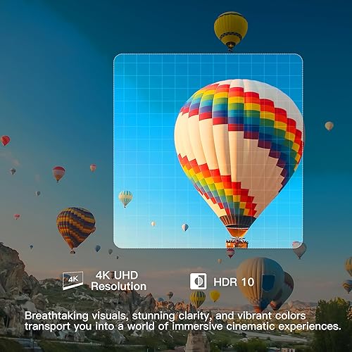 Miniatura 3 de FPD Smart TV de 50 pulgadas, 4K LED Google TV con Google Play incorporado en Google Cast, HDR 10, MEMC, control remoto de voz, Dolby Audio, UHD